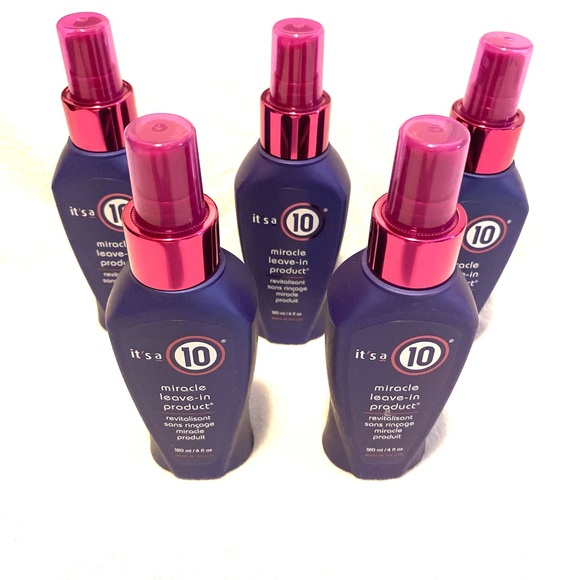 Lot of 5 ITS A 10 MIRACLE LEAVE-IN hair conditioner 4 oz each - Picture 1 of 4